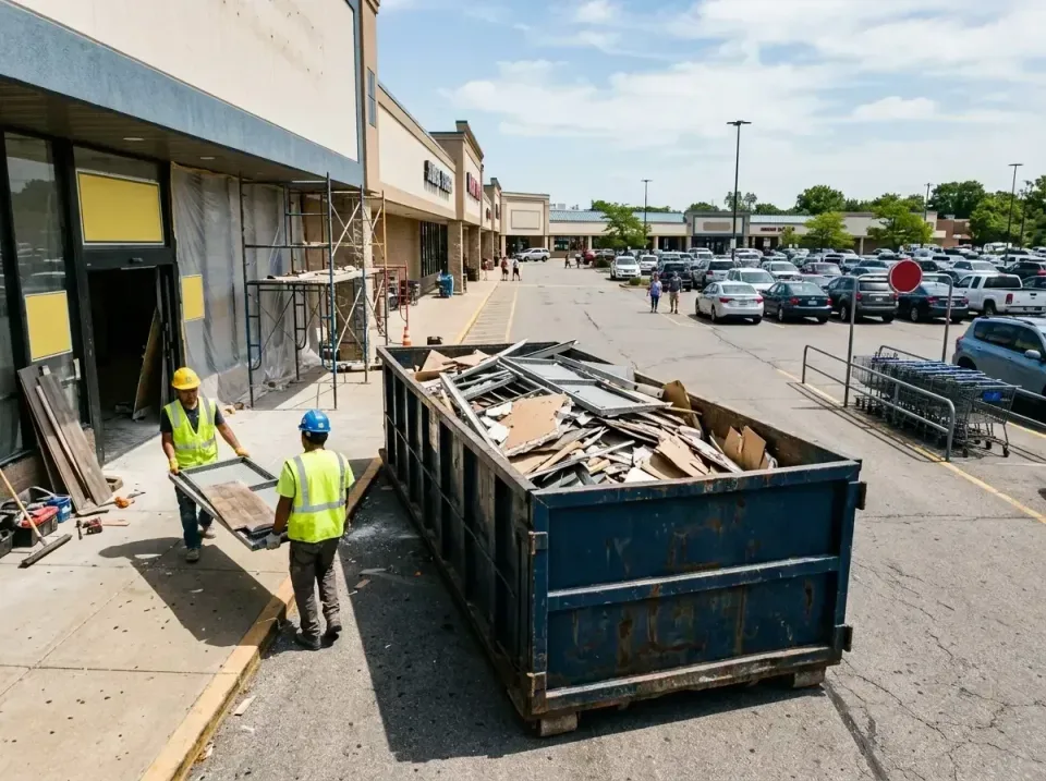 retail-store-renovation-debris-003 — frequently asked questions, Roll-off Dumpster Rentals in Elmwood, IL